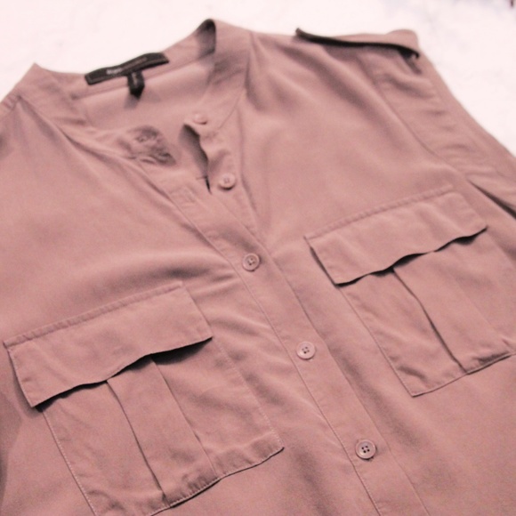 SOLD BCBG Maxazria Jennan Silk Cargo Sleeveless - Picture 5 of 6